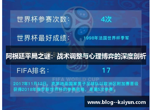 阿根廷平局之谜：战术调整与心理博弈的深度剖析